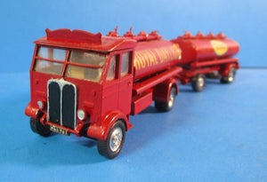 BMTV033 AEC MonarchPetrol Tanker with tank trailer (kit built) - UNBOXED