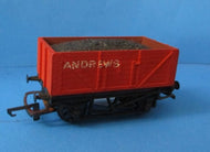 BMTW159 7 Plank Open wagon with coal load  "ANDREWS" - UNBOXED