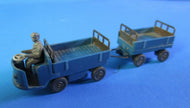 BP144 Platform luggage tractor and trailer