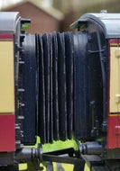 BP624 MK1 Coach corridor connector and blanking plates, pack of 12 - OO gauge