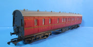 C098C DAPOL 57ft Stanier Non-Corridor 3rd Brake Coach in LMS Maroon - M25252 - UNBOXED