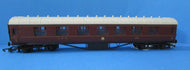 C101D DAPOL 60 Ft Stanier Corridor Composite LMS Lined Maroon 3942 - UNBOXED