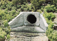 C1162 Woodland Scenics Concrete Culvert - pack of 2, N Gauge