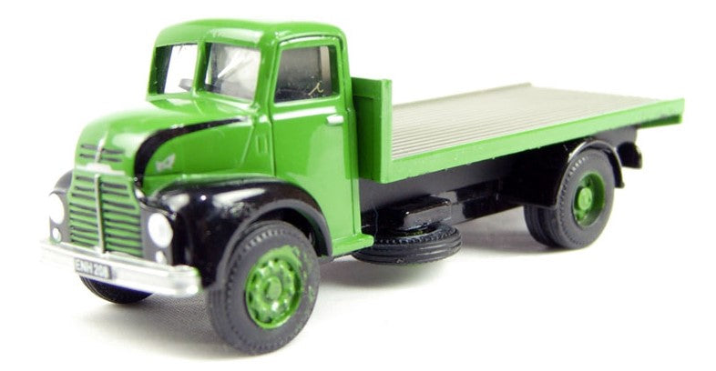 CF-01G B-T MODELS Leyland Comet Twin Axle Flatbed - green ENH208