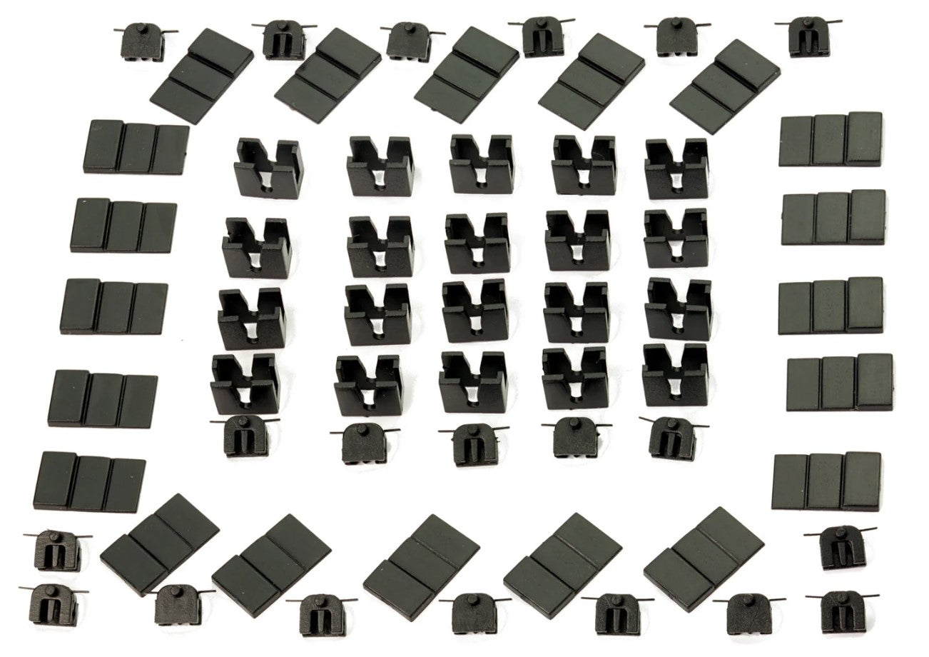 CONV4 DAPOL OO Gauge  Bulk Pack of Conversion Clips for Tension Lock Couplings - Bulk Pack of 20