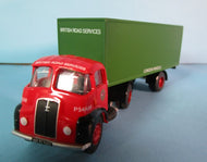 D-16 B-T MODELS Thorneycroft Artic with Single Axle Box van "BRS LONDON PARCELS SERVICE" - UNBOXED