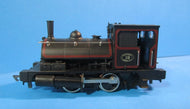 D10 DAPOL Class B7 Pug 0-4-0T 19 in L&Y Black - BOXED