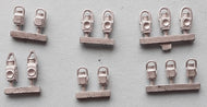DA8 SPRINGSIDE  Assorted Loco Lamps, unpainted, pack of 15 - OO Gauge
