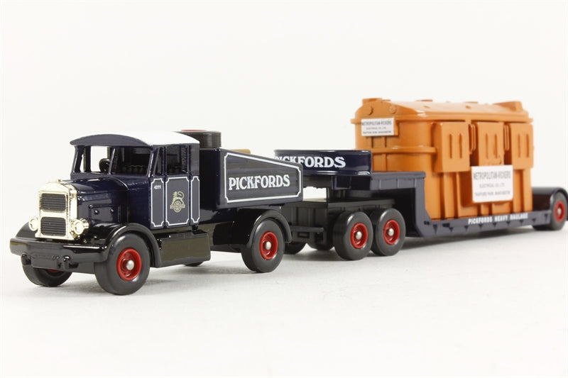 DG110000 CORGI LLEDO Scammell Ballast with Low Loader + Load 'Pickfords' - BOXED