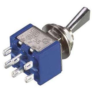 BMT017 DPDT Mini Toggle switch ON-NONE-ON 6A @ 125Vac