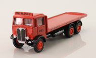 E10703 EFE AEC Mammoth 3 Axle 6W rigid Flatbed "WIMPEY" in orange paint  - BOXED