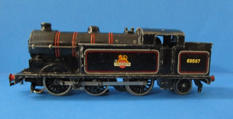 HD-EDL17-P01 Hornby Dublo 3 Rail BR 0-6-2T No 69587 black lined gloss paint - UNBOXED