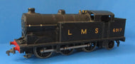 HD-EDL7-P02 HORNBY DUBLO 0-6-2T Locomotive LMS Black 6917 - UNBOXED
