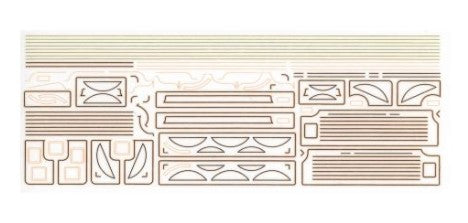 PX8M HMRS TRANSFERS GWR Loco and Coach lining (METHFIX)