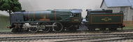 HD-2235 Hornby Dublo Rebuilt West Country 4-6-2 BR Green "BARNSTAPLE", 2 Rail - BOXED
