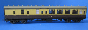 HD-4051-P01 HORNBY DUBLO Super Detail GWR BSK Corridor Brake third in Chocolate & Cream - UNBOXED