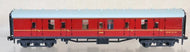 HD-4075 HORNBY DUBLO Super Detail BR Maroon Mk1 Passenger Brake Van E81312  - BOXED