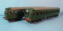 HD-DMU Hornby Dublo 3 Rail DMU, 2 car in BR green, converted from Triang DMU to 3 rail - UNBOXED