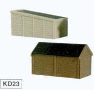 KD23 KESTREL 2 Domestic Garages - N Gauge kit