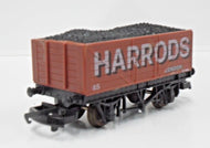 L305677A2 LIMA 7 Plank Open Plank Coal Wagon  "HARRODS" - UNBOXED