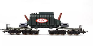 L309068W LIMA 20 Wheel Articulated Load Carrier with Transformer Load "GEC" - UNBOXED