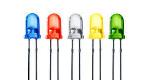 BMT051 Yellow LED 3mm 1.4V, pack of 5.