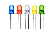 BMT052 Green LED 3mm 1.4V, pack of 5.