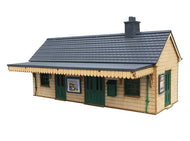 LK-200 PECO  Wooden Station Building kit, laser cut wooden walls and canopy - OO Gauge