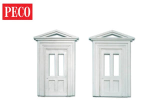 PECO LK-757 (formerly Ratio 079)   Doors & Frames - pack of 2 - O Gauge