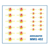 MM-G402 MODELMASTER BR Locomotive emblems 1956 to 1968