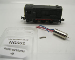 NG001 MICROMOTOR Remotorising Kit for N Gauge Graham Farish/BACHMANN BR Class 08 Locos - Special Order