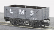 NR-40 PECO 12 Ton LMS 6 plank wagon grey  - UNBOXED N Gauge