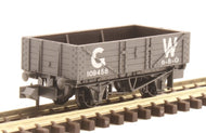 NR-40W PECO GW 5 Plank open wagon in GWR grey 109458 - BOXED N Gauge