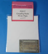 P2017 PERSEVERANCE Coupling Rods 7ft 4in plain
