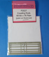 P2027 PERSEVERANCE Coupling Rods 6ft-8in x 7ft-0in Plain Joint on Front Rod