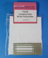 P2028 PERSEVERANCE Coupling Rods 8ft-6in Fluted/Plain