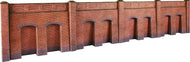 PO244 METCALFE Brick Retaining Wall - OO scale