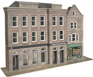 PO271  METCALFE Low Relief Bank & Shop - OO scale