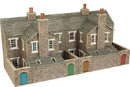 PO277  METCALFE Low Relief Stone Terrace House Backs - OO scale