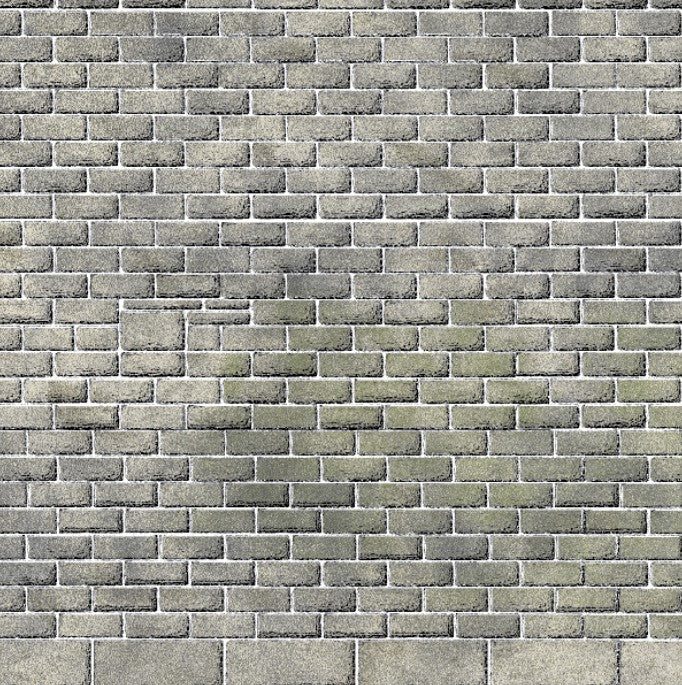 PO295  METCALFE Castle Stone Work Sheets - OO scale