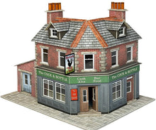 PO308 METCALFE Corner Shop/Pub in red brick - OO Scale