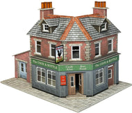 PO308 METCALFE Corner Shop/Pub in red brick - OO Scale
