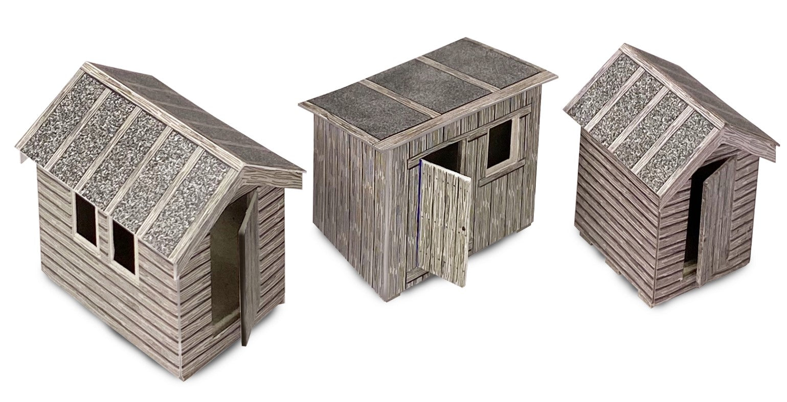 PO512 METCALFE Garden Sheds - OO scale