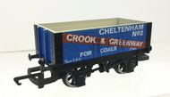 R024 HORNBY 6 Plank wagon "CROOK & GREENWAY" Cheltenham. no. 92 - BOXED