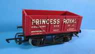 R090 HORNBY 7-plank open wagon in maroon "PRINCESS ROYAL COLLIERY, LYDNEY" No. 250 - BOXED