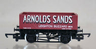 R097 HORNBY 5 plank wagon "Arnold Sands" Leighton Buzzard. - UNBOXED