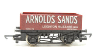 R097 HORNBY 5 plank wagon "ARNOLD SANDS" Leighton Buzzard. - BOXED