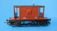 R1017 Brake HORNBY Brake Van B952564 in BR Bauxite - split from train set - UNBOXED