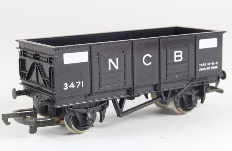 R102 HORNBY NCB 20 Ton steel mineral Open Wagon. no. 3471 - BOXED