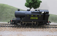 R1030-DCC HORNBY 0-4-0T BR Black 20606, DCC Fitted - UNBOXED